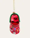 Cody Foster & Co Festive Clog Christmas Ornament In Multi