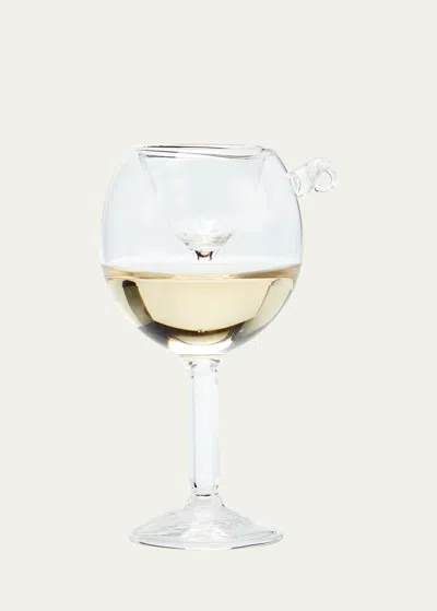 Cody Foster & Co Glass Of Chardonnay Wine Ornament In Multi