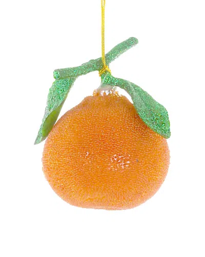Cody Foster & Co. Handmade Beaded Orange Ornament