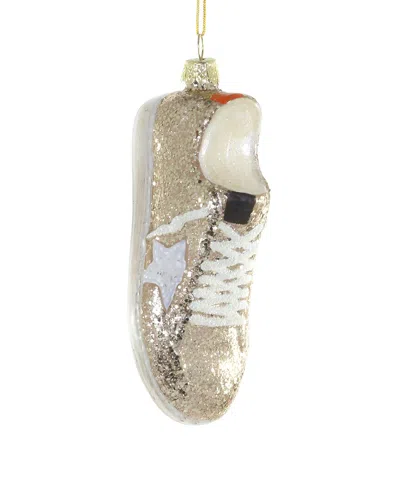 Cody Foster & Co. Handmade Luxe Star Sneaker Ornament In Gold