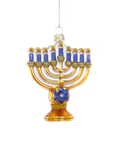 Cody Foster & Co. Handmade Menorah Ornament In Gold