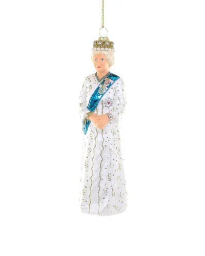 Cody Foster & Co. Handmade Queen Elizabeth Ornament In White