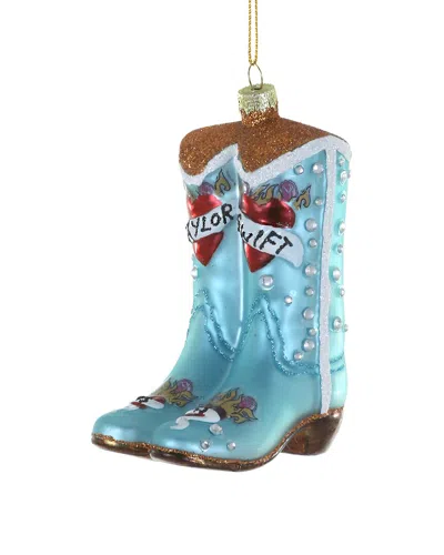 Cody Foster & Co. Handmade Taylor Swift Boots Ornament In Blue