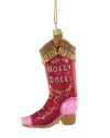 Cody Foster & Co. Have A Holly Dolly Boot Ornament In Pink