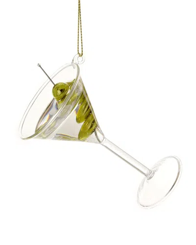CODY FOSTER & CO. HOLIDAY MARTINI ORNAMENT, MULTICOLOR