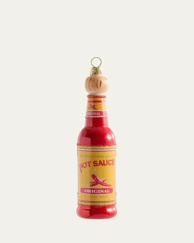 Cody Foster & Co Hot Sauce Christmas Ornament In Red