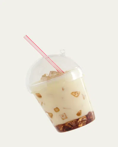 Cody Foster & Co Iced Coffee Ornament In Neutral