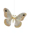 Cody Foster & Co. Jeweled Moth Gold Ornament