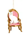 Cody Foster & Co. Kitten Queen Resin Ornament In Multi