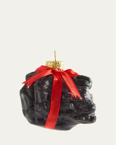 Cody Foster & Co Lump Of Coal Ornament In Black