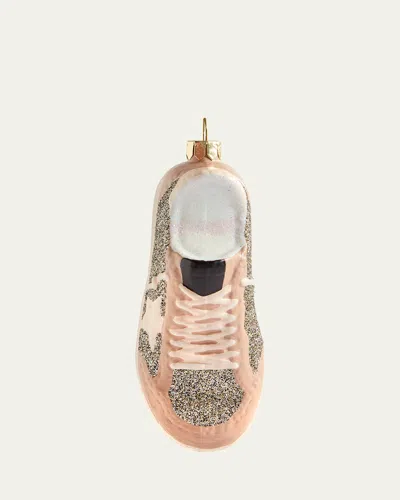 Cody Foster & Co Luxe Star Sneaker Silver Ornament In Neutral
