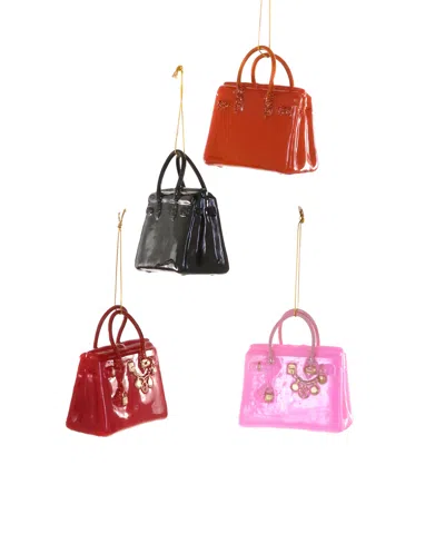 Cody Foster & Co. Luxury Bag Glass Ornament In Multi