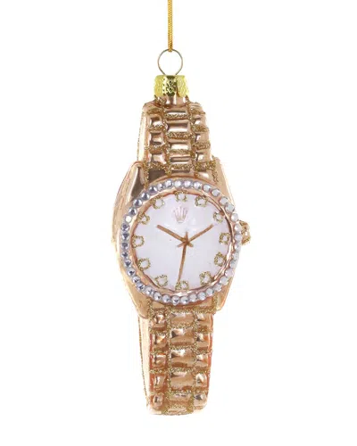 Cody Foster & Co. Luxury Watch Ornament In Gold