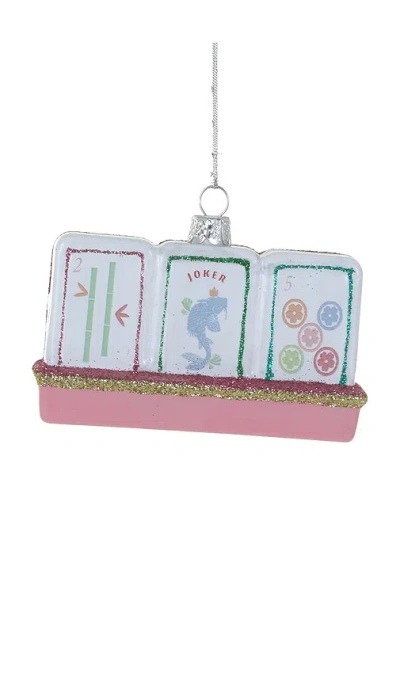 Cody Foster & Co Mahjong Tile Ornament In Multi