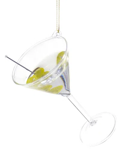 Cody Foster & Co. Martini Ornament In Multi
