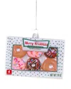 Cody Foster & Co. Merry Kristmas Doughnuts Ornament In Multi