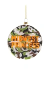 Cody Foster & Co Midwest Princess Ornament In Multi