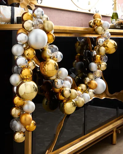Cody Foster & Co New Traditional Two-tone Garland, 72" In Gold