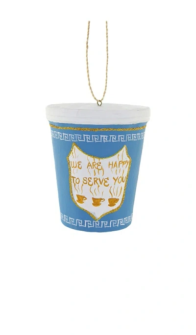 Cody Foster & Co Nyc Deli Cup Ornament In Multi