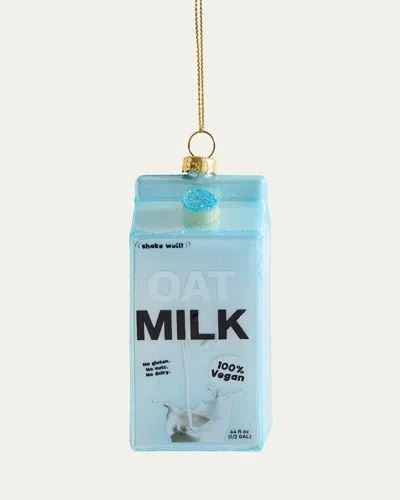 Cody Foster & Co Oat Milk Ornament In Blue
