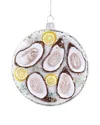 Cody Foster & Co. Plated Oysters On Ice Ornament In Multi