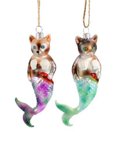 Cody Foster & Co. Purmaids Ornaments In Multi