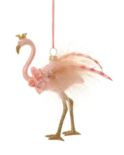 CODY FOSTER & CO. ROYAL FLAMINGO ORNAMENT