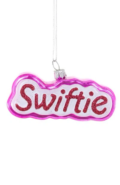 Cody Foster & Co. Swiftie Glass Ornament In Multi