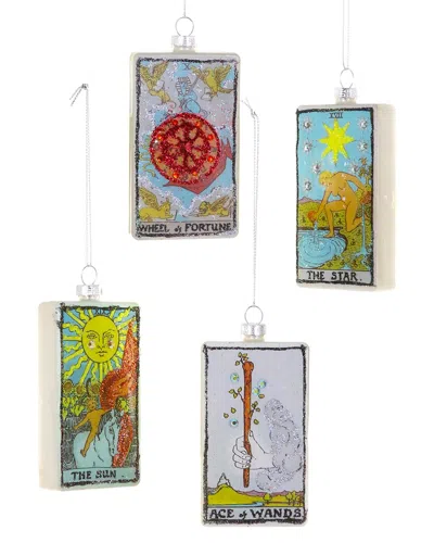 Cody Foster & Co. Tarot Cards 4pc Ornament In Multi