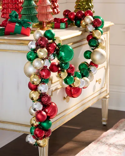 Cody Foster & Co Traditional Christmas Ornament Garland, 72" In Multi