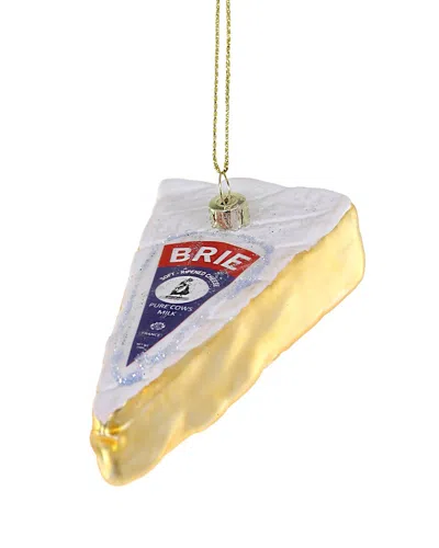 Cody Foster & Co. Wedge Of Brie Ornament In Multi
