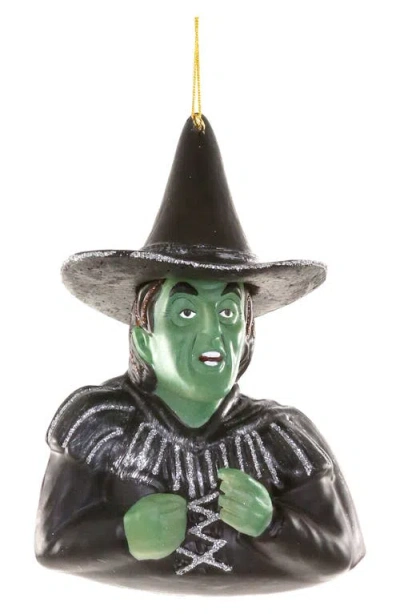 Cody Foster & Co. Wicked Witch Of The West Glass Ornament In Black