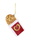 Cody Foster & Co Fast Food Hashbrowns Ornament In Metallic Gold
