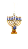 Cody Foster & Co Menorah Ornament In Metallic Gold