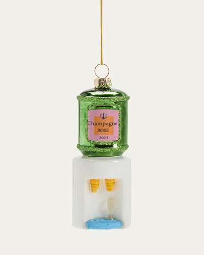 Cody Foster & Co Rose Cooler Christmas Ornament In Assorted