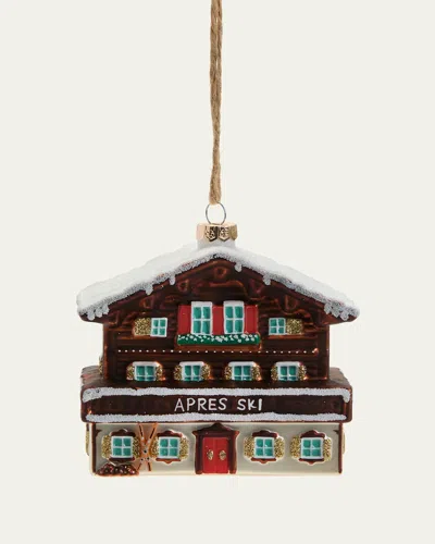 Cody Foster & Co Ski Chalet Christmas Ornament In Assorted