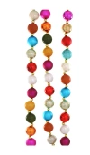 Cody Foster & Co Small Merry And Bright Garland In Pink