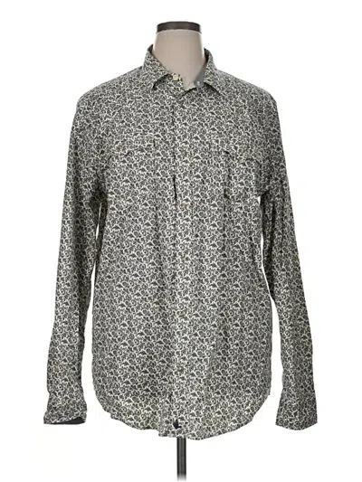 Pre-owned Cody James Long Sleeve Button Down Shirt In Gray