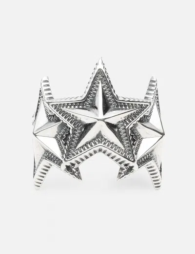 Cody Sanderson 3 Interlocking Star Ring - 2 In Silver/银色/銀色/실버/シルバー