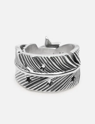 Cody Sanderson Cs Navajo Sheriff Star Arrow Feather Ring - Starry In Silver/银色/銀色/실버/シルバー