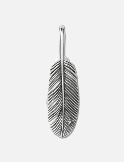 Cody Sanderson Cs Navajo Tiny Star Arrow Feather Left Twisted Pendant In Silver/银色/銀色/실버/シルバー