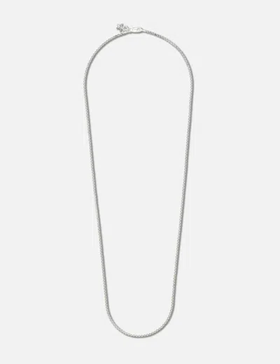 Cody Sanderson Cs Tiny Star Logo Chain 24" In Silver/银色/銀色/실버/シルバー