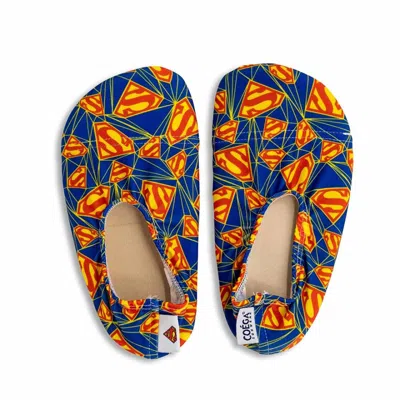 Coéga Coega Blue Superman Logo Pool &amp; Beach Shoes
