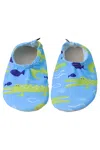 Coéga Coega Mid Blue Crocs Pattern Pool &amp; Beach Shoes In Blue