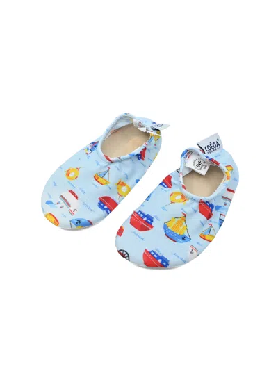 Coéga Pool &amp; Beach Shoes Blue Boats