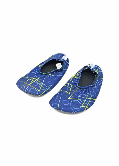 Coéga Pool &amp; Beach Shoes Navy Geometric In Blue