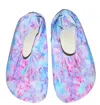 Coéga Coega Purple Abstract Drops Pool And Beach Shoes In Blue