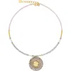 Coeur De Lion Amulet Modern Future Gold Necklace In Gold