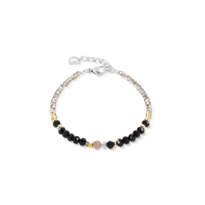 Coeur De Lion Armband Amulett Modern Future Gold-schwarz