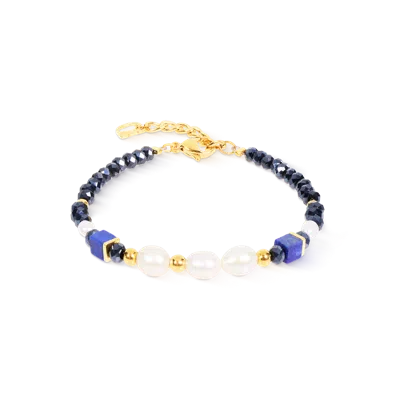Coeur De Lion Armband Cosmic Pearls Midnight Gold